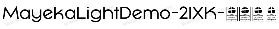 MayekaLightDemo-2lXK字体转换