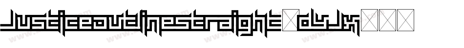 JusticeOutlineStraight-dYJx字体转换 JusticeOutlineStraight-dYJx字体转换