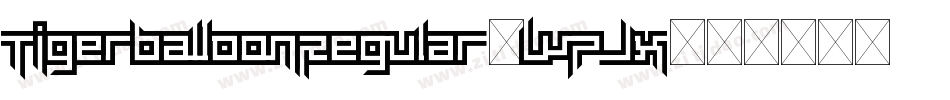 TigerballoonRegular-wPJx字体转换
