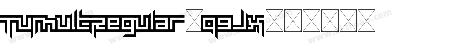 TumultRegular-q9Jx字体转换