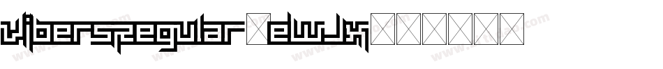 VibersRegular-eWJx字体转换