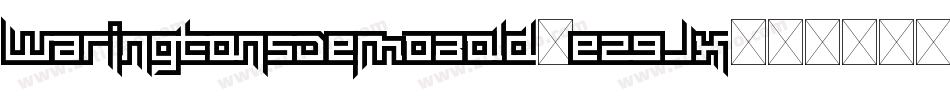 WaringtonsDemoBold-eZ9Jx字体转换