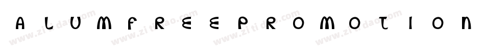 Alumfreepromotional-JJpj字体转换