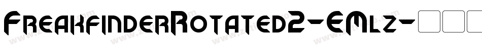 FreakfinderRotated2-EMlz字体转换 FreakfinderRotated2-EMlz字体转换