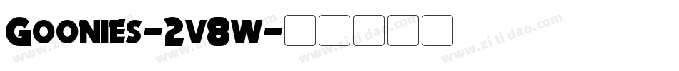 Goonies-2v8w字体转换