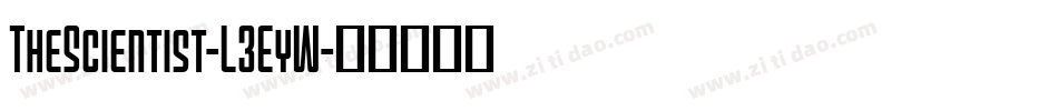 TheScientist-L3EyW字体转换