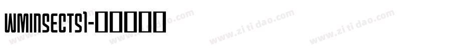 wminsects1字体转换