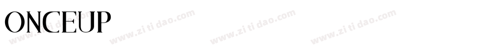 ONCEUP字体转换