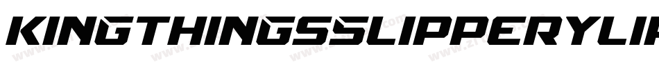 KingthingsSlipperylip-44g6字体转换