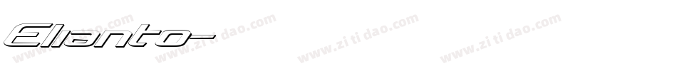 Elianto字体转换