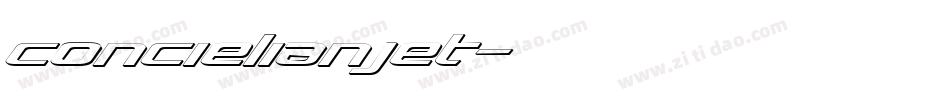 concielianjet字体转换