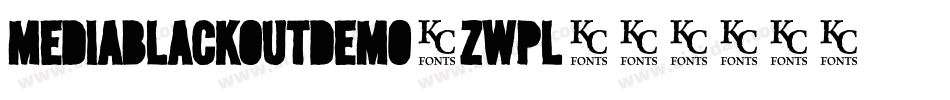 Mediablackoutdemo-ZWpl字体转换