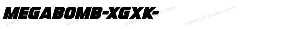 Megabomb-XgxK字体转换