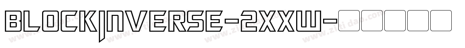 BlockInverse-2XXw字体转换