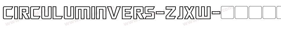 Circuluminvers-zJXw字体转换