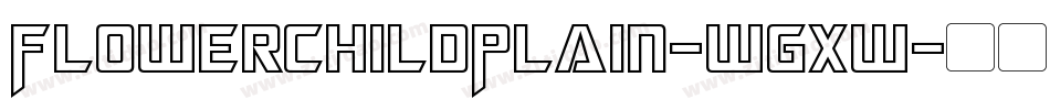 FlowerchildPlain-wgXw字体转换