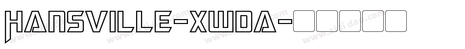 Hansville-XwDa字体转换