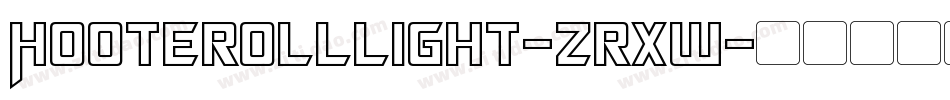 HooterollLight-zrXw字体转换