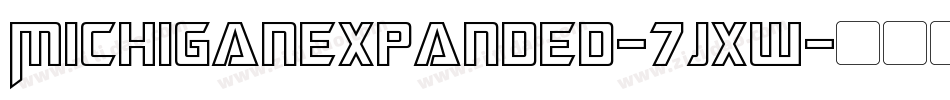MichiganExpanded-7JXw字体转换