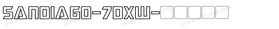 Sandiago-7dXw字体转换