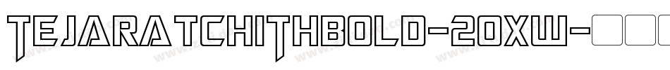 TejaratchiThBold-2OXw字体转换