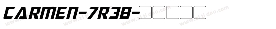 Carmen-7r3B字体转换
