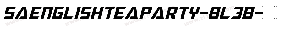 Saenglishteaparty-8L3B字体转换