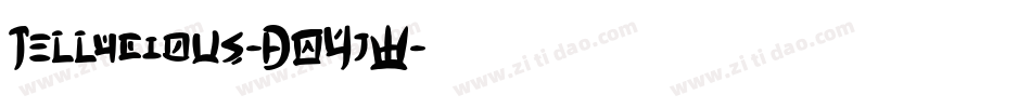 Jellycious-DOYjW字体转换