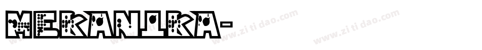 Mekanika字体转换