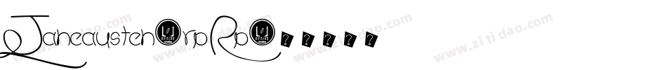 Janeausten-rpRp字体转换