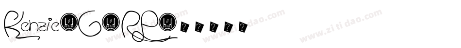 Kenzie-G0RP字体转换