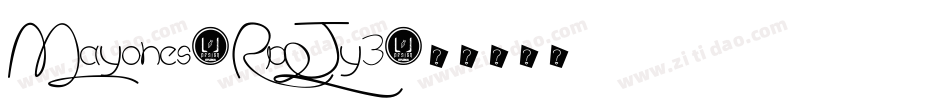 Mayones-RpJy3字体转换
