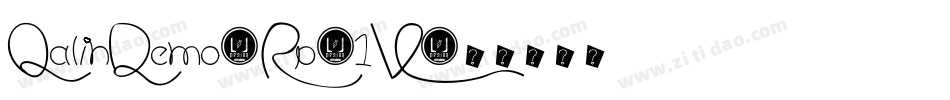 QalinDemo-Rp91V字体转换 QalinDemo-Rp91V字体转换