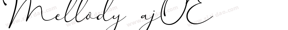 Mellody-ajOE字体转换