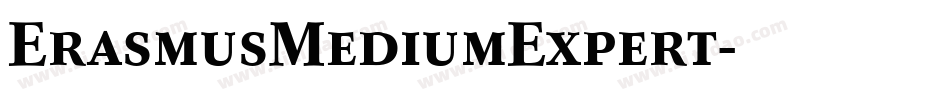 ErasmusMediumExpert字体转换