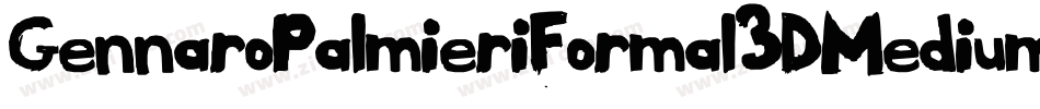 GennaroPalmieriFormal3DMedium-Y0xL字体转换