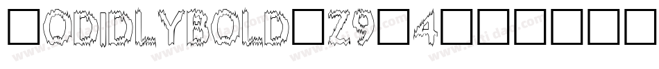 Bodidlybold-z9L4字体转换