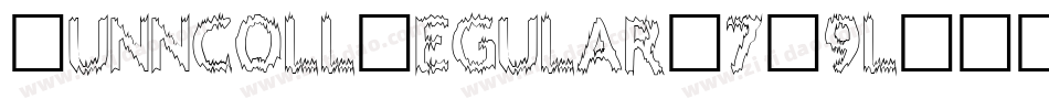 FunncollRegular-7L9l字体转换 FunncollRegular-7L9l字体转换