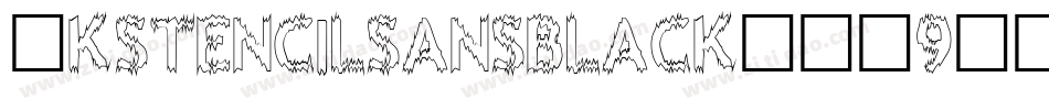 Mkstencilsansblack-AJ9L字体转换