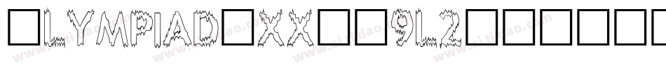 OlympiadXxx-P9l2字体转换