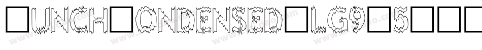 PunchCondensed-lg9L5字体转换