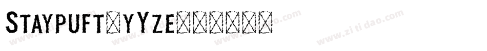 Staypuft-yYze字体转换