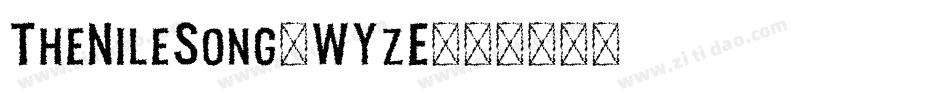 TheNileSong-WYzE字体转换