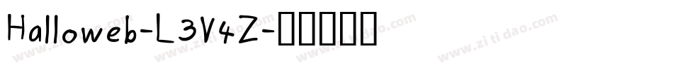 Halloweb-L3V4Z字体转换