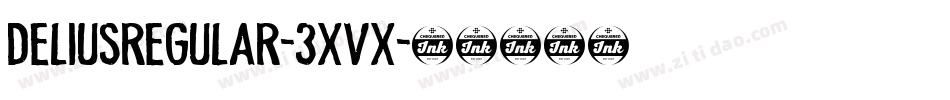 DeliusRegular-3XvX字体转换 DeliusRegular-3XvX字体转换