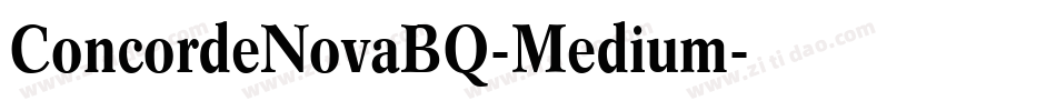 ConcordeNovaBQ-Medium字体转换