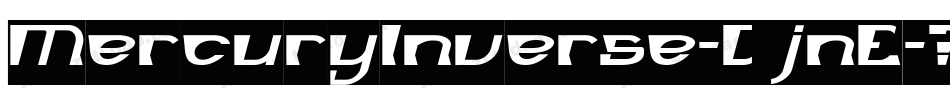 MercuryInverse-DjnE字体转换