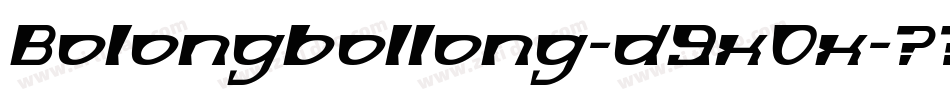 Bolongbollong-d9xOx字体转换