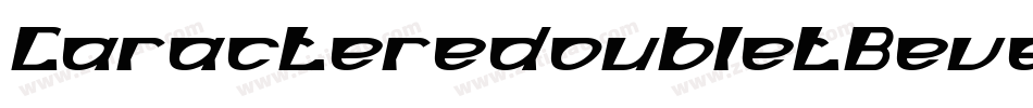 CaracteredoubletBeveled-BYOx字体转换
