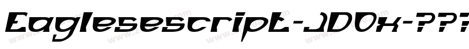 Eaglesescript-JDOx字体转换